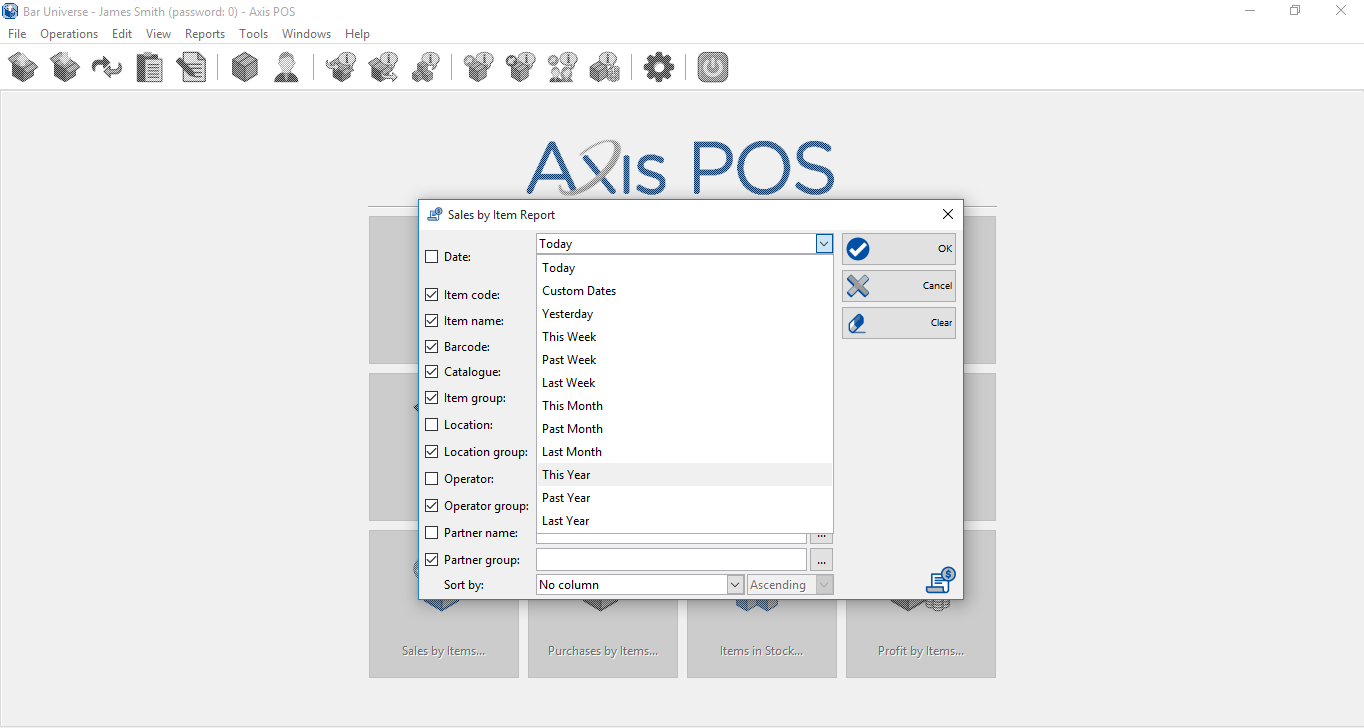 Dynamic Reporting system - Axis Point of Sale for Restaurant, Cafe, Bar ...